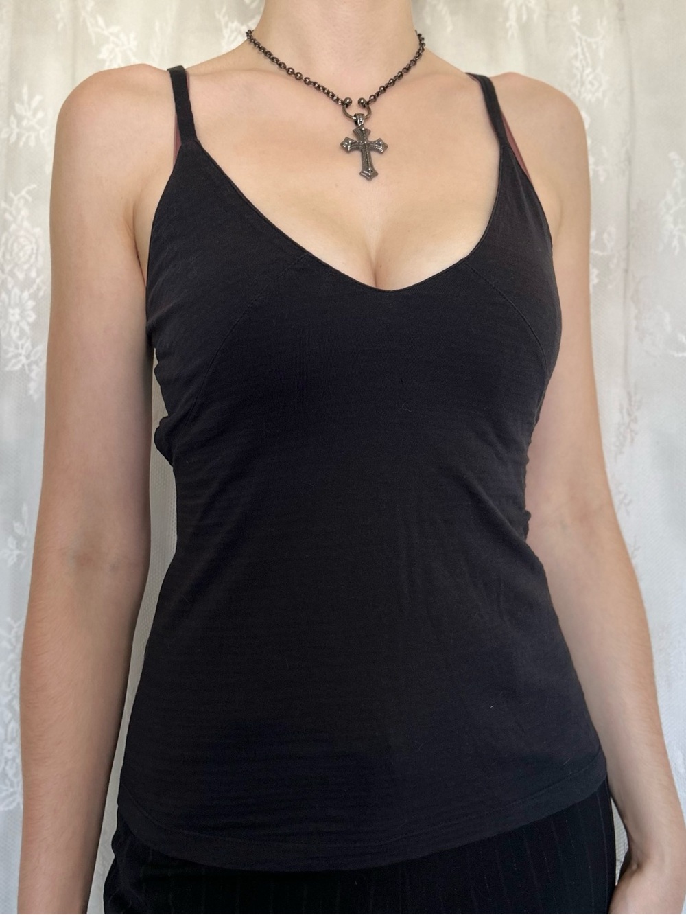 Grunge Punk Black Diesel Tank Top